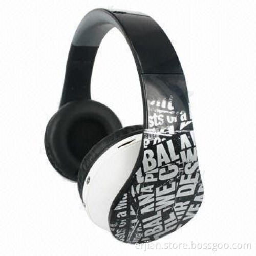 Bluetooth Headphones with FM Radio Function, Supports Micro SD Card